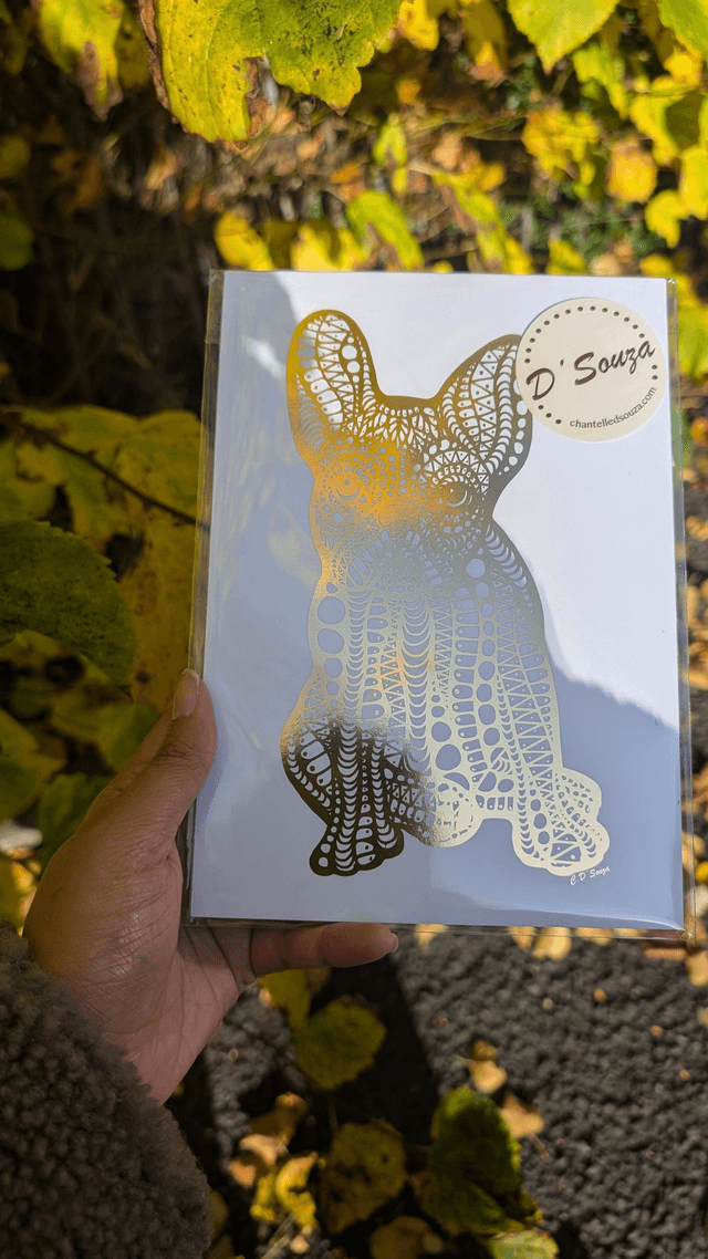 French Bulldog Foil Print