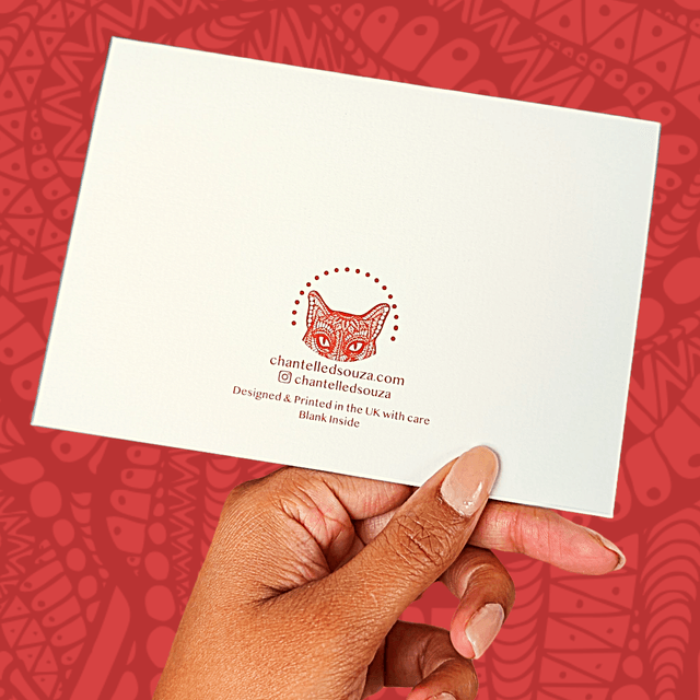 Elephant Mum and Baby Greeting Card