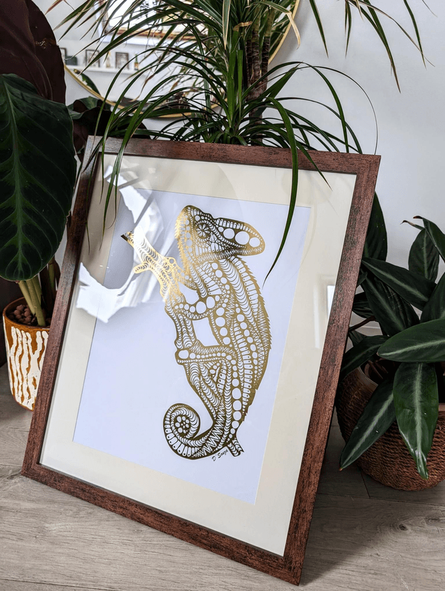 Chameleon Foil Print