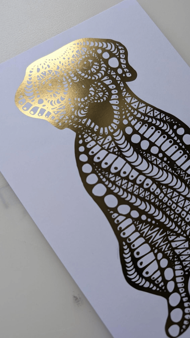 Labrador Foil Print